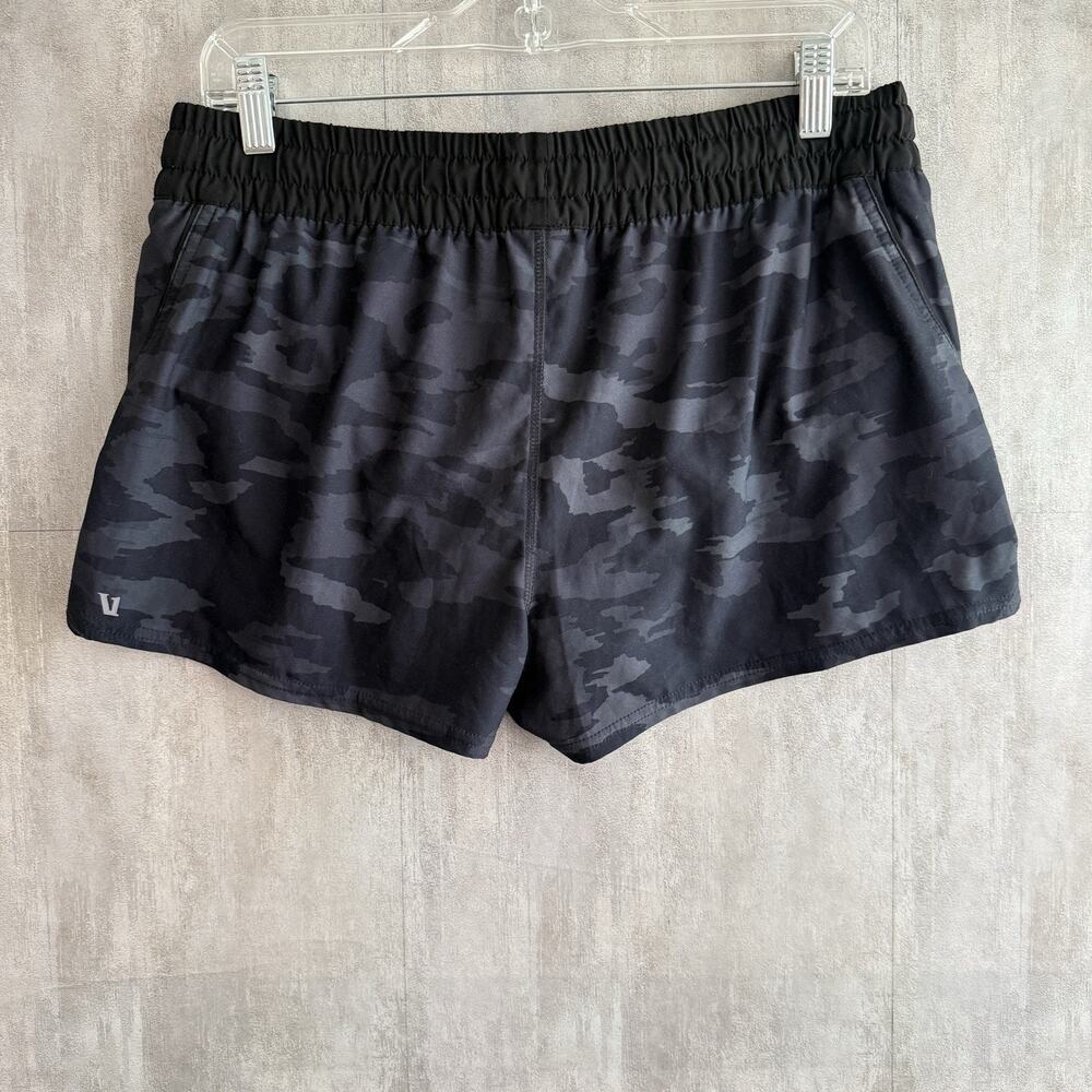 Vuori Clementine Shorts Womens Sz L Black Camo 3” Lined Athletic Running Gym - Picture 2 of 14